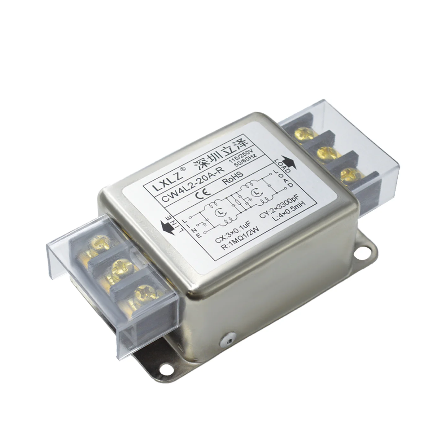 Single phase AC power filter CW4L2 R