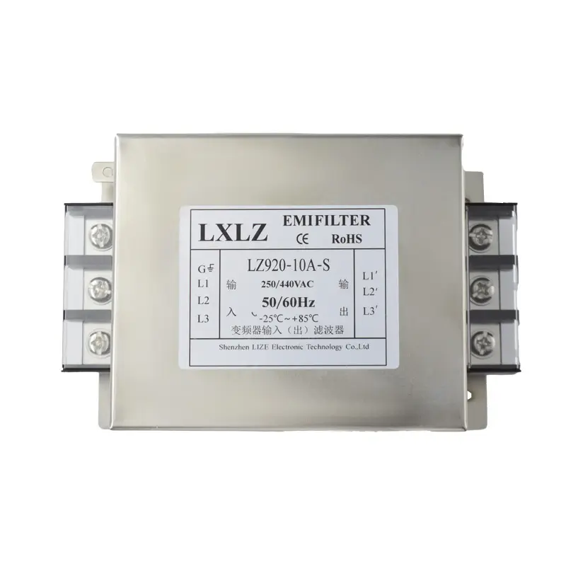 High performance dedicated inputoutput filter for inverters LZ920 S Terminal block interface