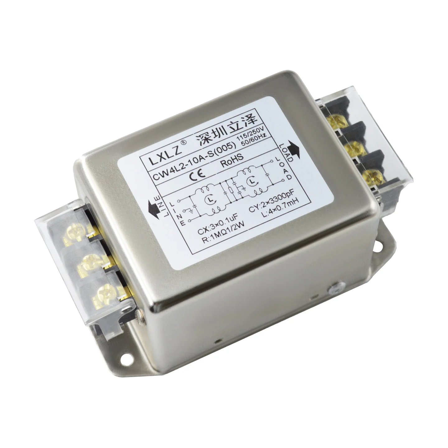 Single phase AC power filter CW4L2 S005